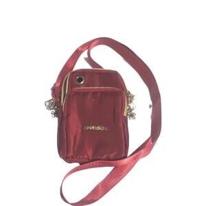 New Jingpin Red Three-layer Bag Outdoor Sports  Women's Casual Mobile Phone Bag